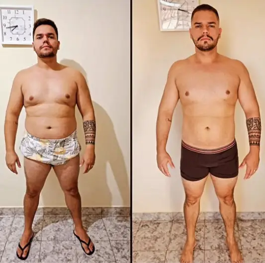 Transformação corporal case de sucesso 4 - antes e depois