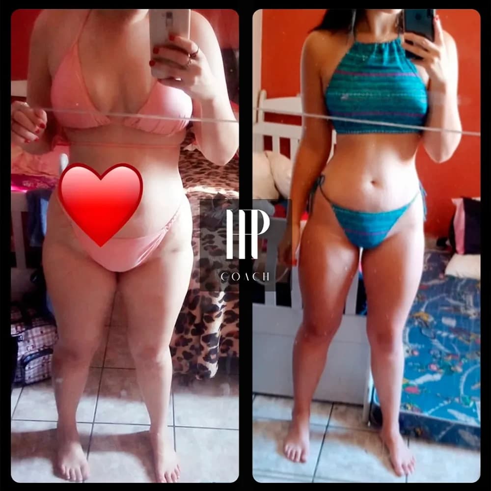 Transformação corporal case de sucesso 8 - antes e depois